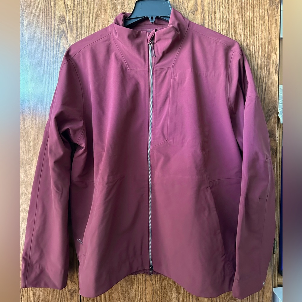 Men’s lululemon Cross Chill Relaxed-Fit Jacket Red-Merlot Jacket - Large - Picture 3 of 13